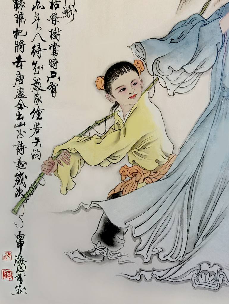 Original Culture Painting by Haixin Tao