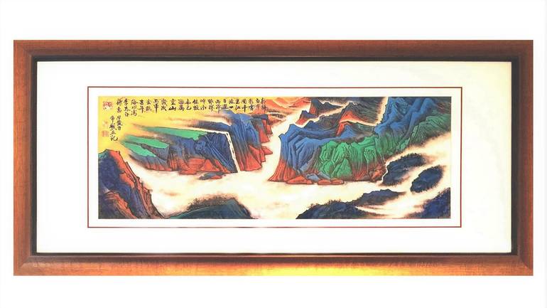 Original Abstract Pop Culture/Celebrity Painting by Haixin Tao