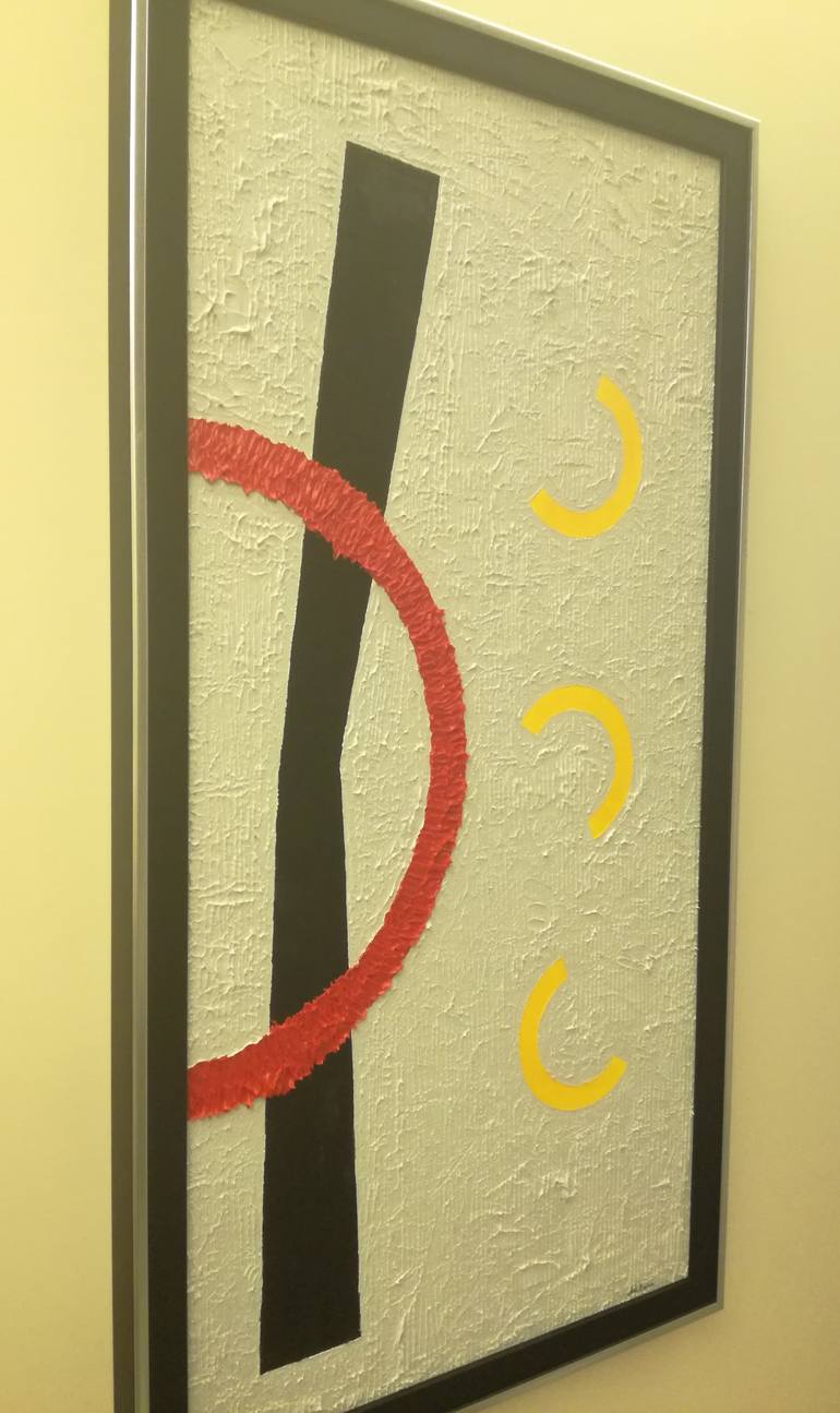 Original Abstract Geometric Painting by Eduard Melman