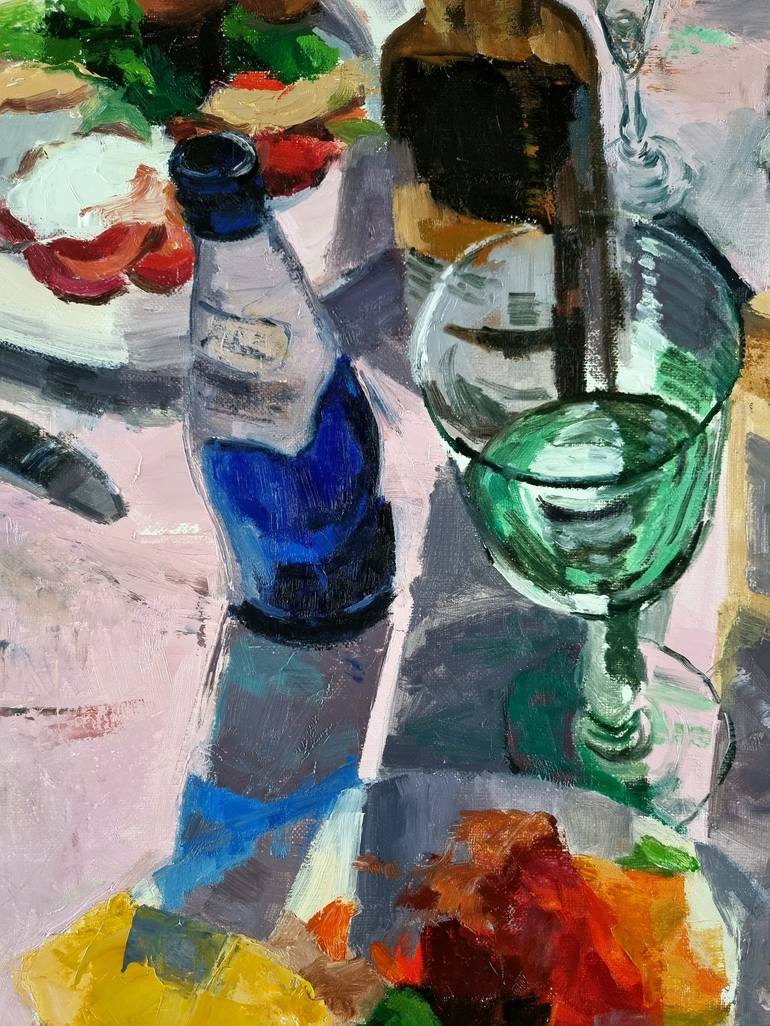 Original Color Field Painting Food & Drink Painting by Hunjung Kim