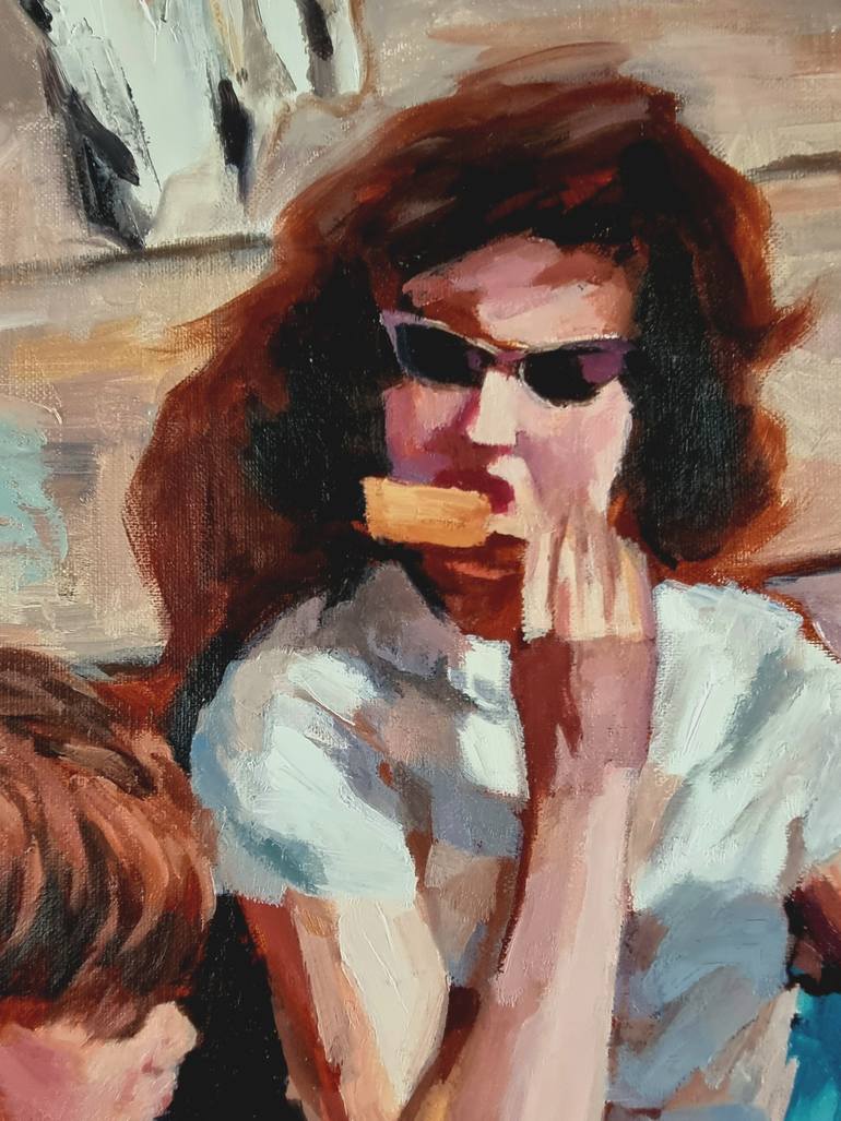 Original Contemporary Family Painting by Hunjung Kim