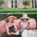 girls with hats by Hunjung Kim