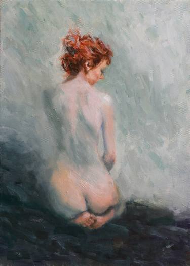 Original Figurative Nude Paintings by Hunjung Kim