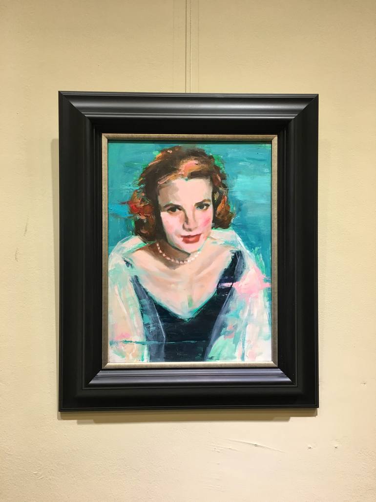 Original Figurative Pop Culture/Celebrity Painting by Hunjung Kim