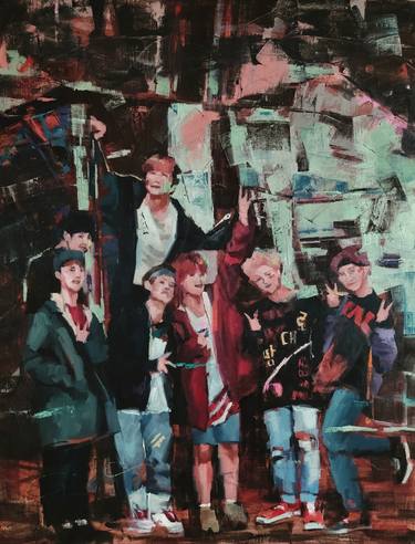 Print of Abstract Expressionism Celebrity Paintings by Hunjung Kim