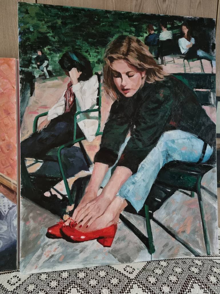 Original Contemporary Women Painting by Hunjung Kim