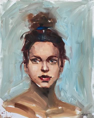 Original Expressionism Portrait Paintings by Heather Olsen