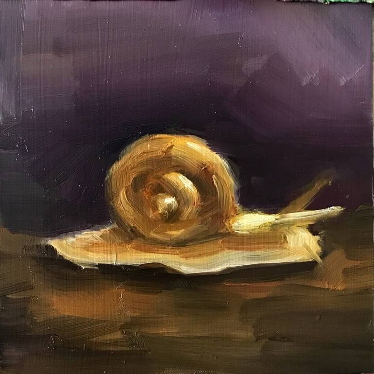 Snail Painting by Heather Olsen Saatchi Art