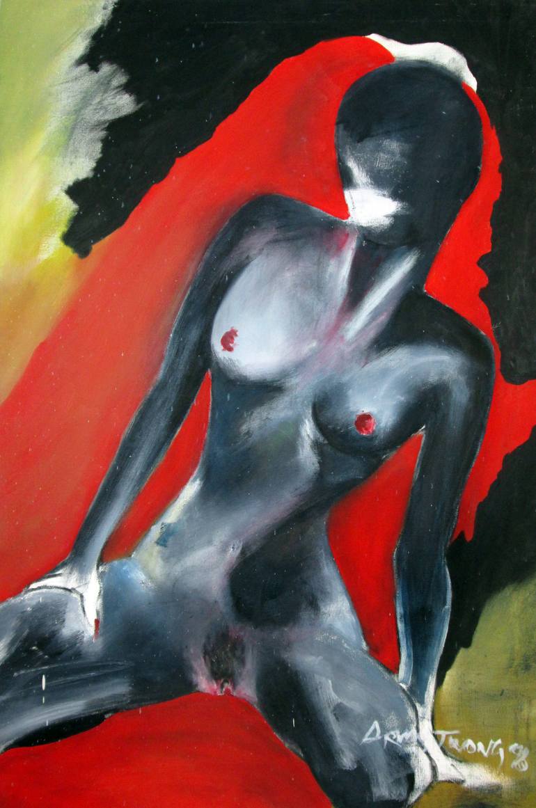 Top Nudist Gallery - First Nude Painting by William Armstrong | Saatchi Art