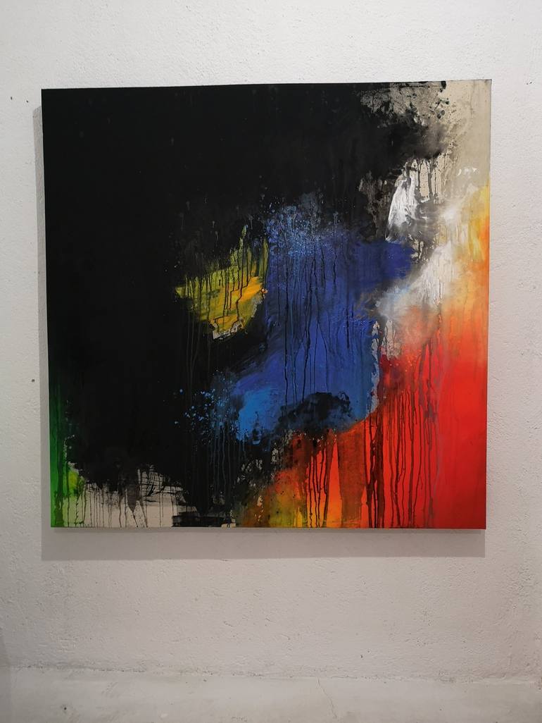 Original Abstract Painting by Miguel Angel Duarte