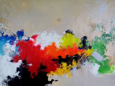 Original Abstract Expressionism Abstract Paintings by Miguel Angel Duarte