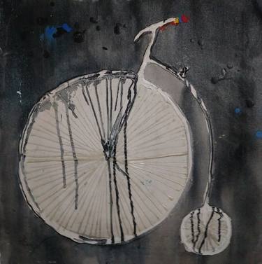 Print of Abstract Expressionism Bicycle Paintings by Miguel Angel Duarte
