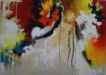 Original Abstract Expressionism Abstract Paintings by Miguel Angel Duarte