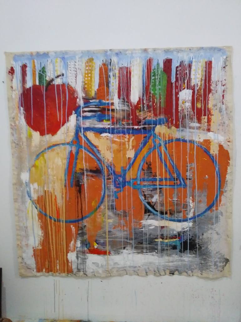 Original Abstract Expressionism Abstract Painting by Miguel Angel Duarte