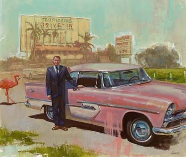 Original Automobile Painting by Richard Kaminski