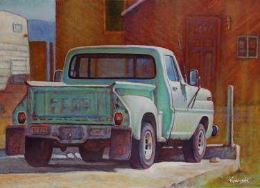 Original Realism Automobile Paintings by Richard Kaminski