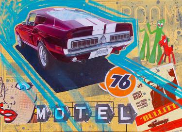 Original Car Collage by Richard Kaminski