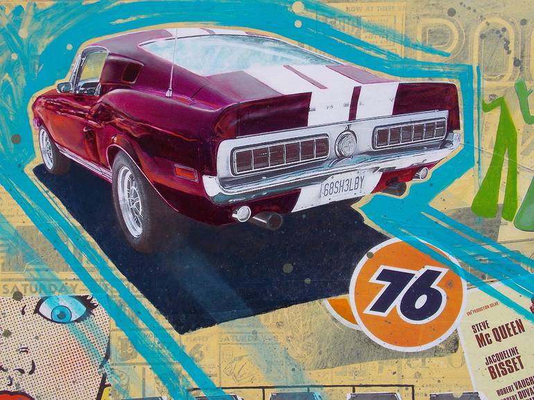 Original Car Collage by Richard Kaminski