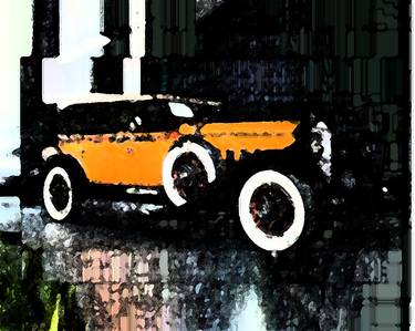 Print of Car Mixed Media by Emmanuel Miguel Yabuyab