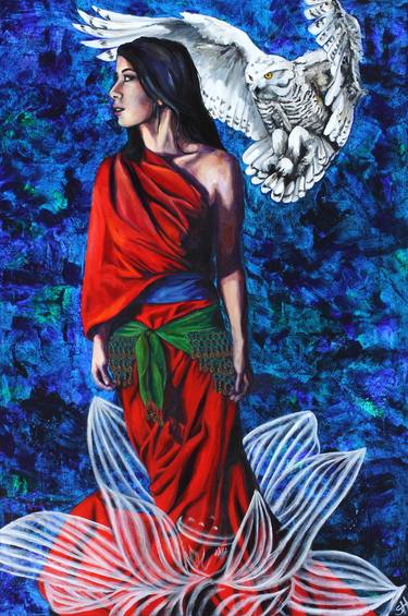 Print of Figurative World Culture Paintings by Sharon Healy