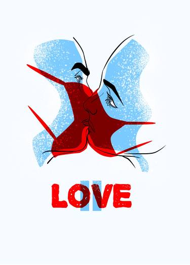 Love is paused. Poster. thumb