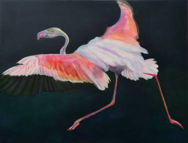 Original Figurative Animal Paintings by Christelle Zacchero