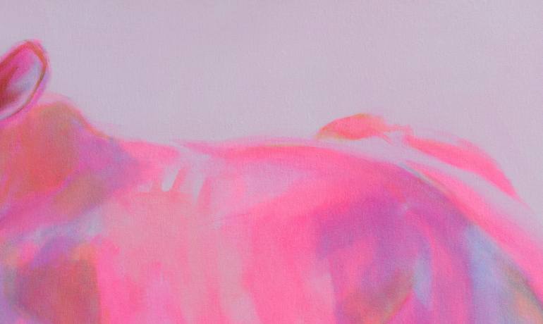 Original Documentary Animal Painting by Christelle Zacchero