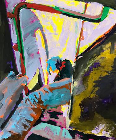 Original Abstract Interiors Paintings by Tina Berendsohn