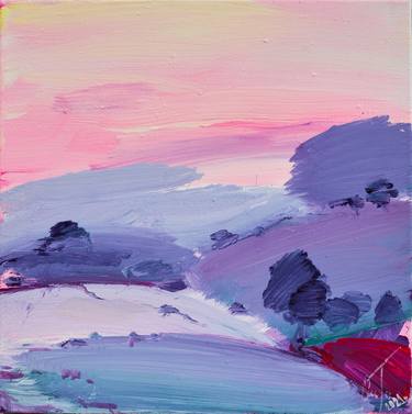 'Sunset on the lavender hills' thumb