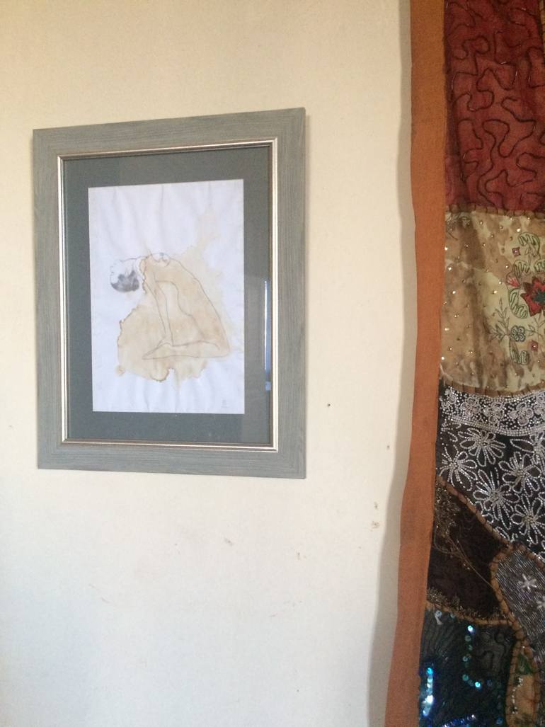 Original Figurative Erotic Drawing by Khatuna Jibladze