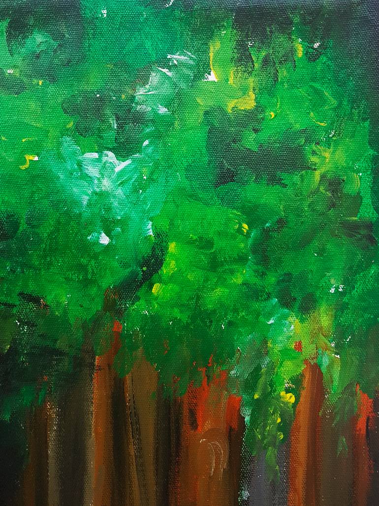 Original Abstract Expressionism Abstract Painting by Suraj Prajapati