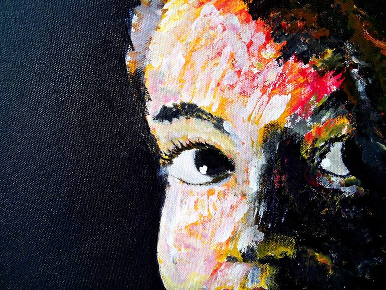 Original Abstract Expressionism Abstract Painting by Suraj Prajapati