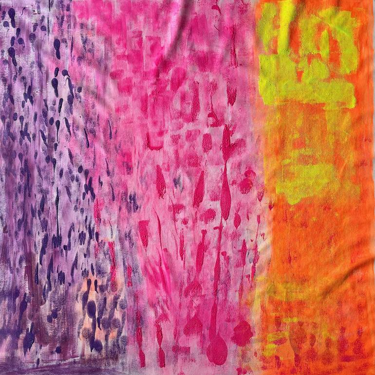 Original Abstract Expressionism Abstract Painting by Kinga Szumska