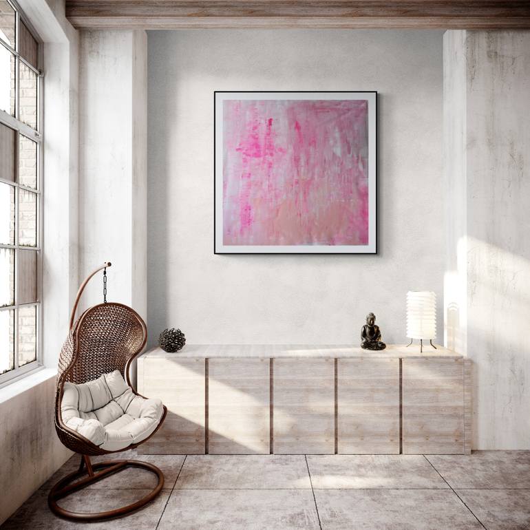 Original Abstract Expressionism Abstract Painting by Kinga Szumska