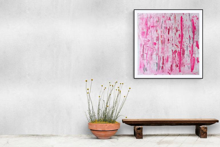 Original Abstract Expressionism Abstract Painting by Kinga Szumska