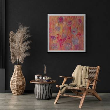 Feminine living room moon art decoration thumb