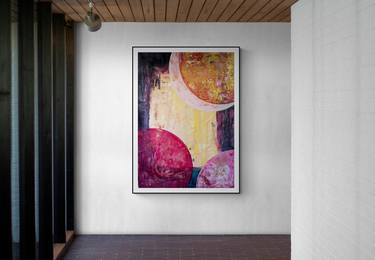 Original Abstract Expressionism Abstract Paintings by Kinga Szumska