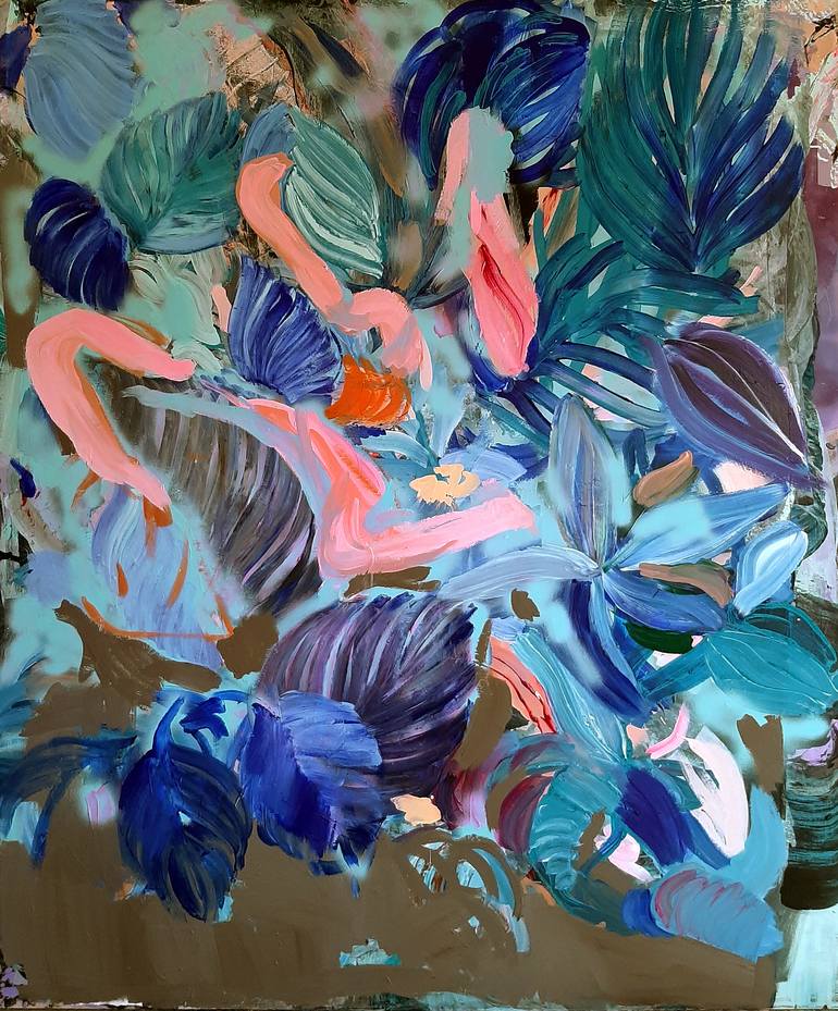 Original Abstract Expressionism Abstract Paintings by Edit Cservenka