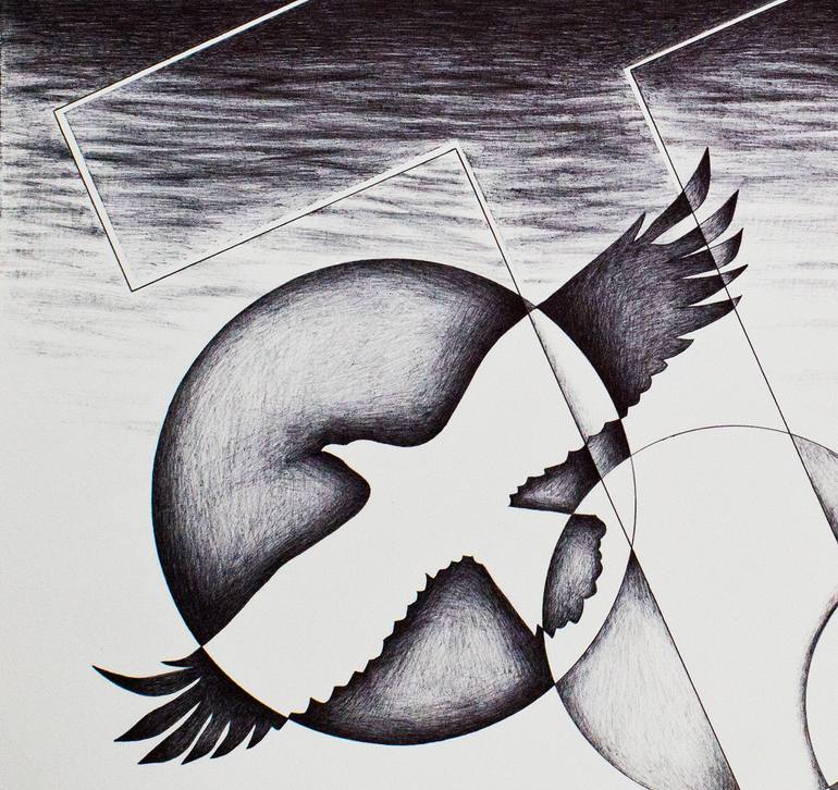 Original Conceptual Religion Drawing by Nigel Lawrence