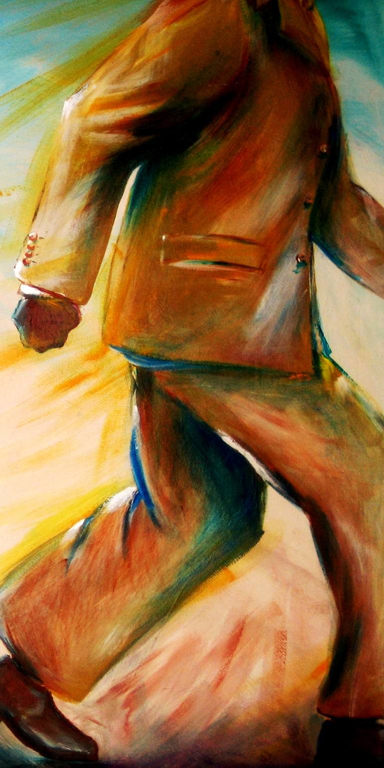 Original Conceptual Men Painting by Nigel Lawrence
