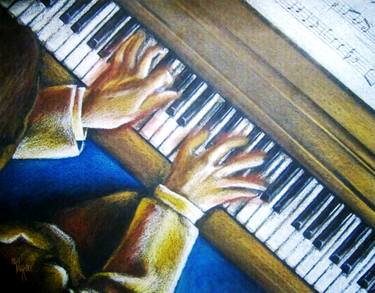 Original Fine Art Music Painting by Nigel Lawrence