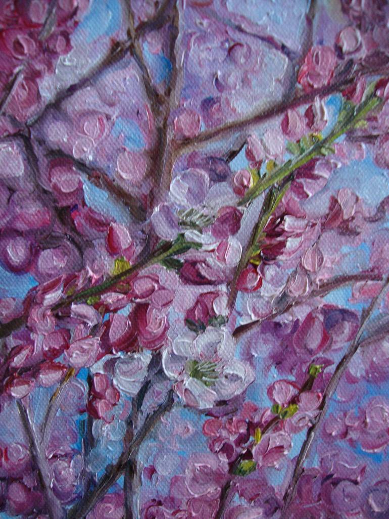 Original Realism Floral Painting by Olga Knezevic