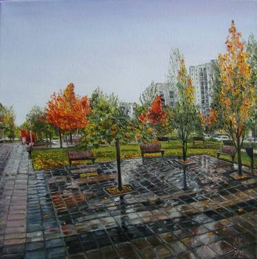 Print of Realism Cities Paintings by Olga Knezevic