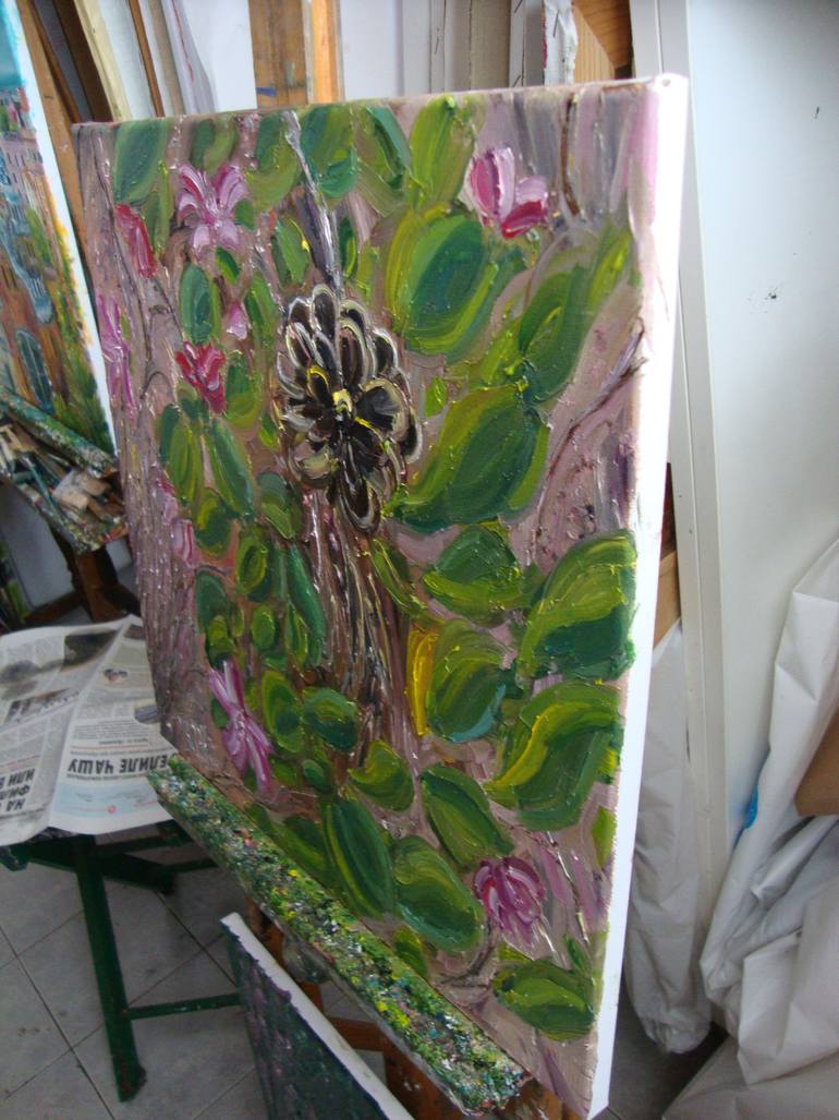 Original Impressionism Nature Painting by Olga Knezevic