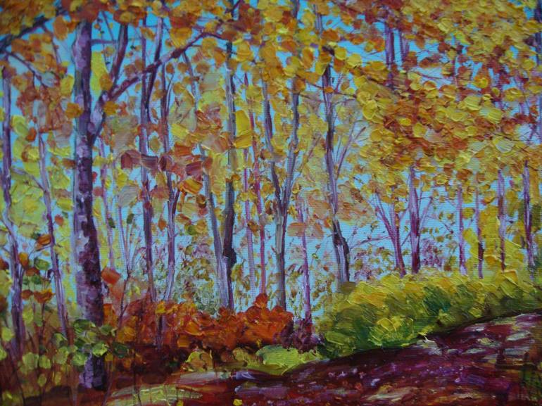 Original Realism Landscape Painting by Olga Knezevic