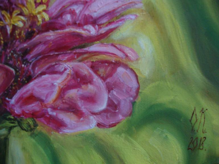 Original Realism Floral Painting by Olga Knezevic