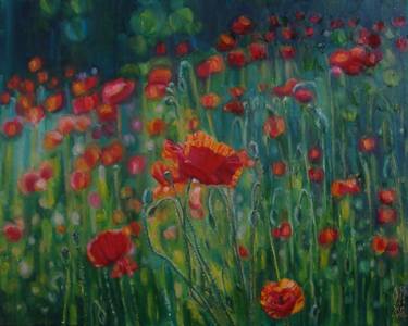 Original Realism Floral Paintings by Olga Knezevic