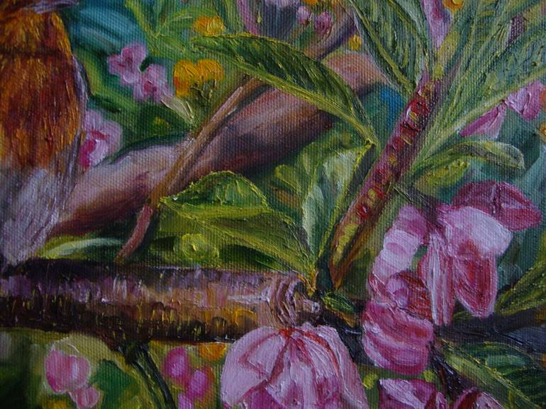 Original Expressionism Animal Painting by Olga Knezevic