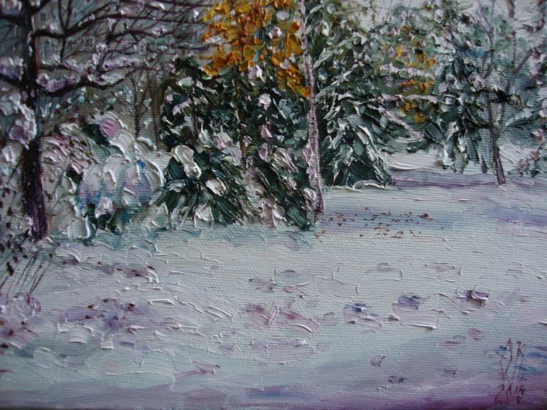 Original Realism Landscape Painting by Olga Knezevic