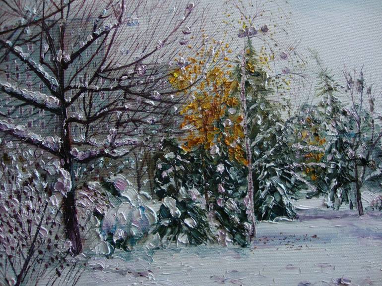 Original Realism Landscape Painting by Olga Knezevic